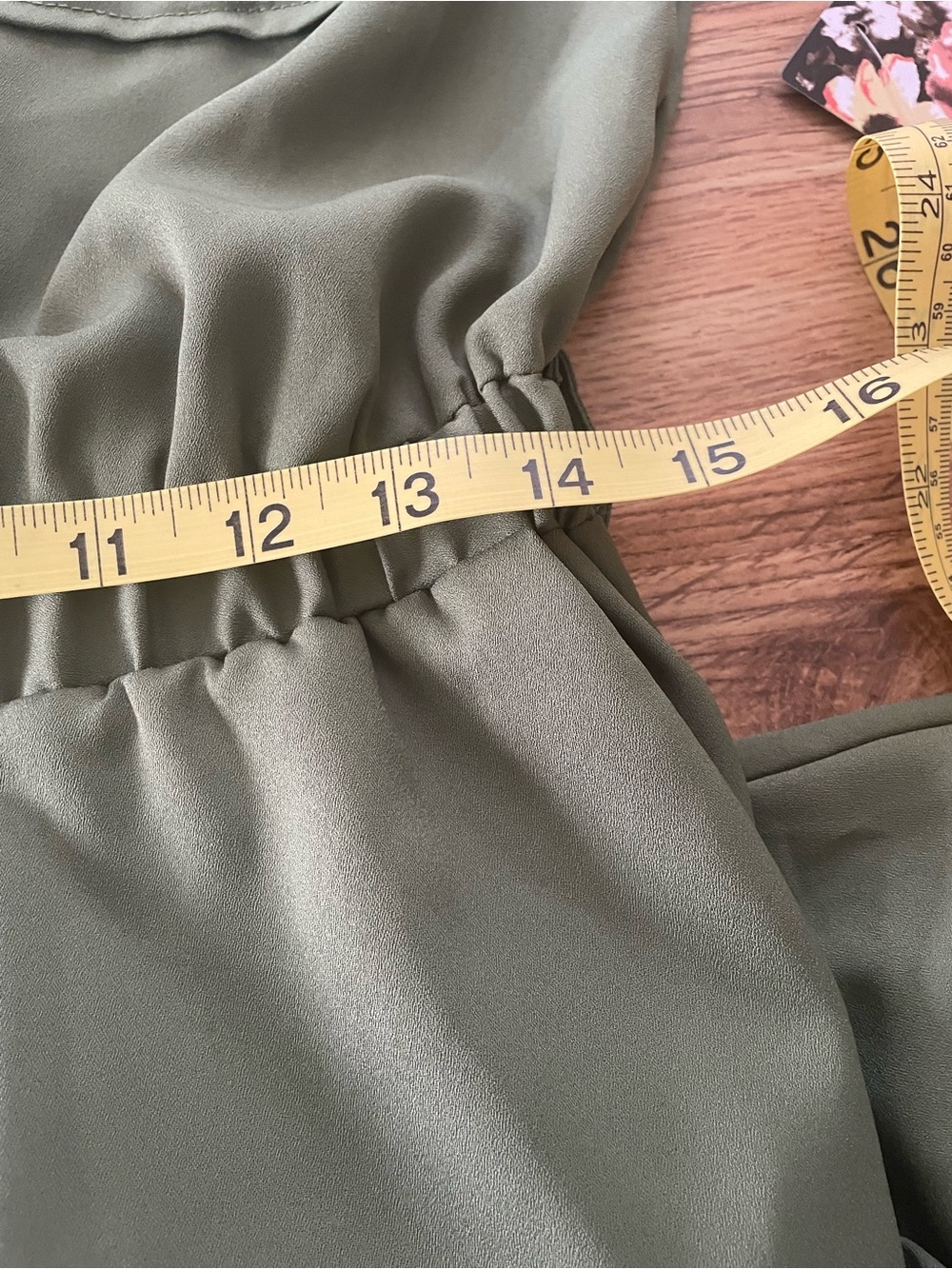 Blush Olive Green Utility Jumpsuit Pantsuit - Picture 7 of 8